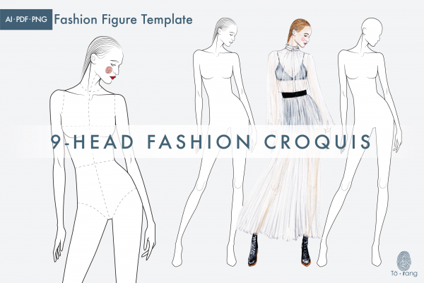 Download female croquis template