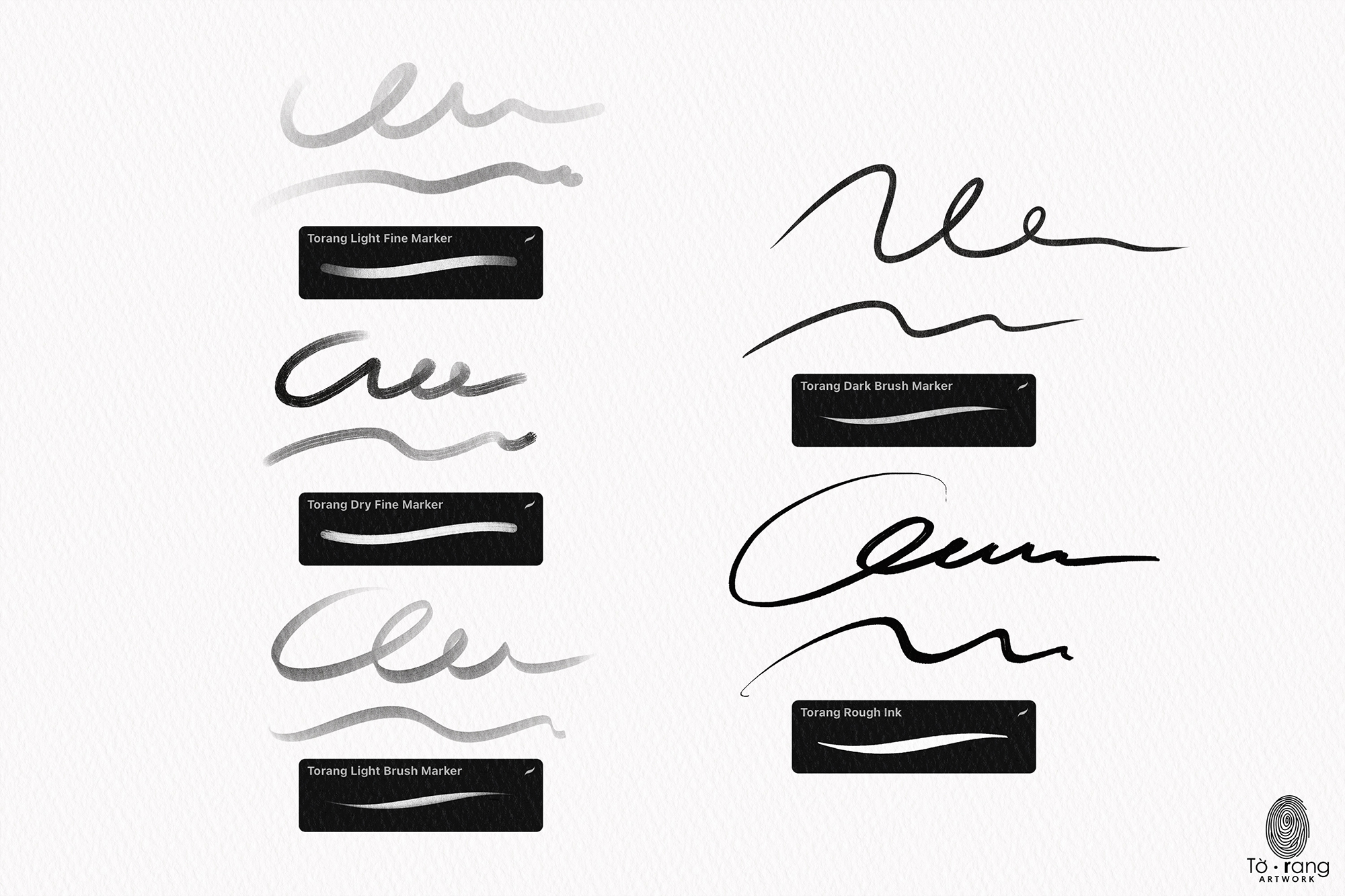 Torang Marker Brushes for Procreate - Image 5