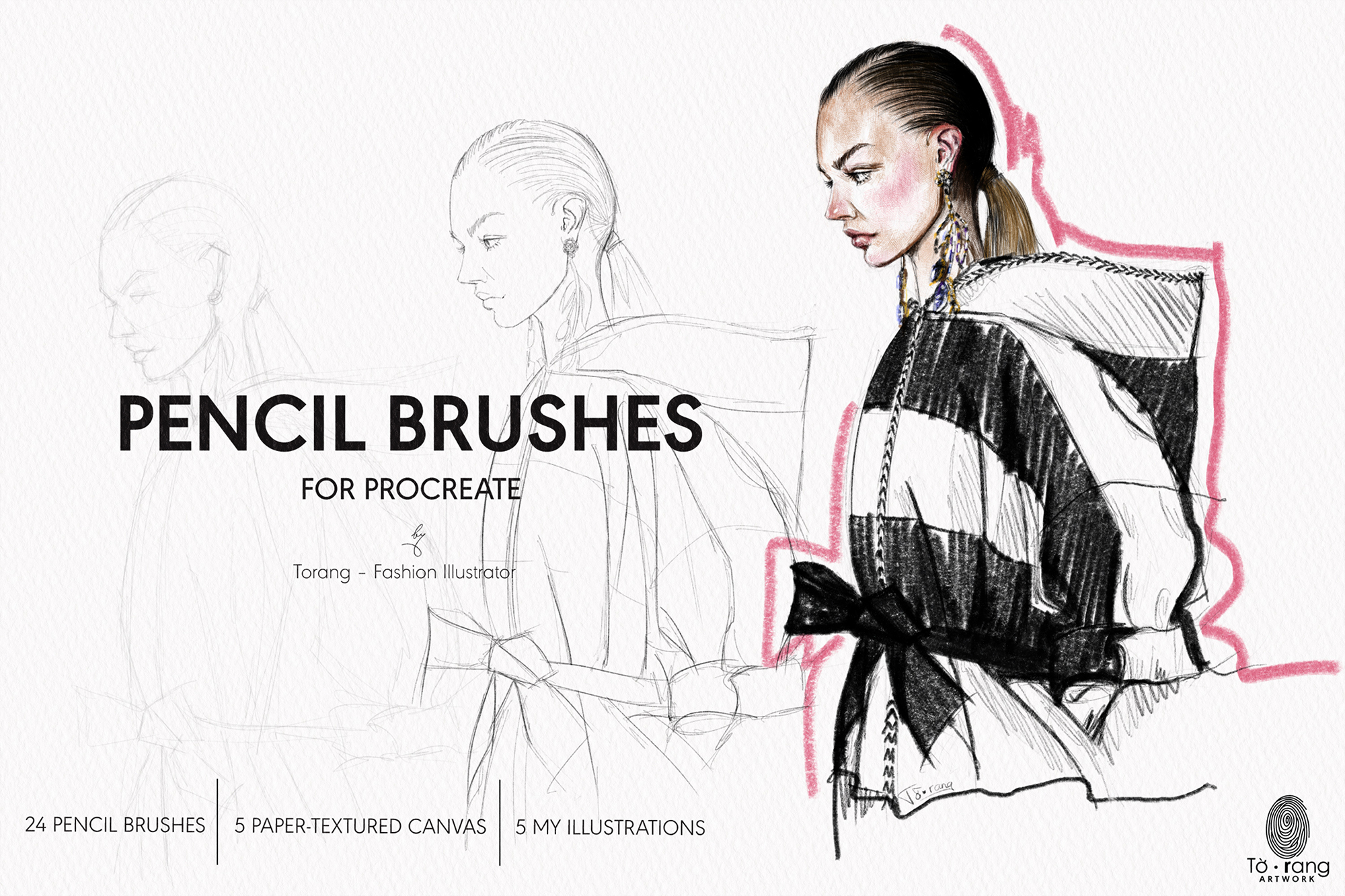 Torang Pencil Brushes for Procreate