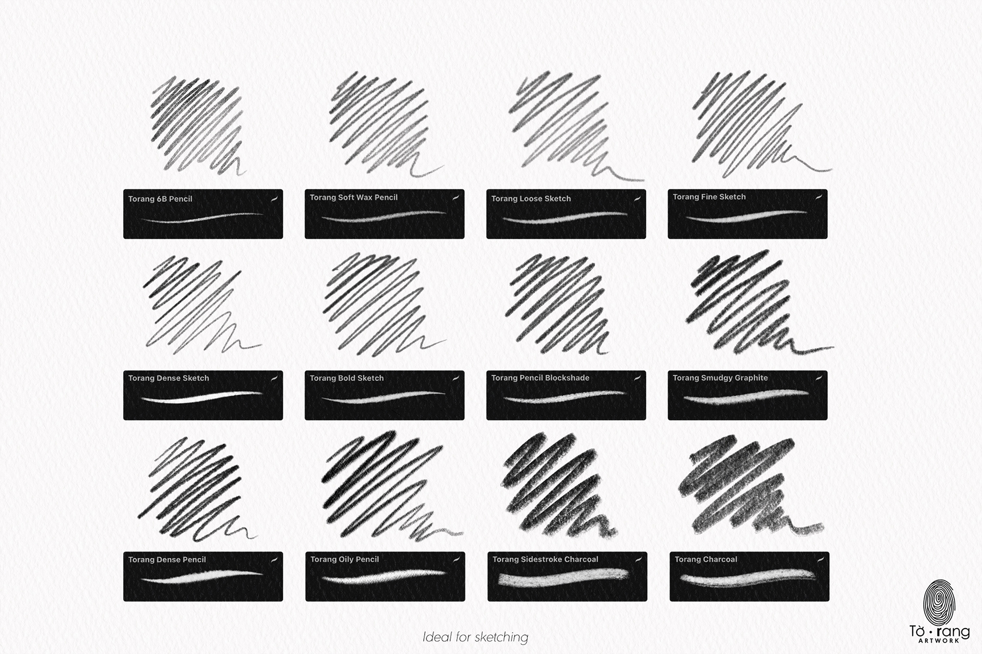 Torang Pencil Brushes for Procreate - Image 3